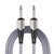 1/4 Inch Audio Instrument Cable 10ft Noise Reduction Dual Straight Interface 6.35mm Mono Waterproof Guitar Cable Compression Resistant Professional Audio Interconnect Cord for Electric Guitar Keyboard Mixer Amplifier