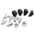 12Pcs Guitar Finger Pick Bass Thumb Protector Instrument Accessory Set Kit for Playing
