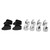 12Pcs Guitar Finger Pick Bass Thumb Protector Instrument Accessory Set Kit for Playing