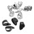 12Pcs Guitar Finger Pick Bass Thumb Protector Instrument Accessory Set Kit for Playing