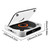 CD Player 3 Modes LED Display Touch Control Portable Retro Desktop BT Music Player with Dust Proof Cover
