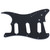 Electric Guitar Pickguard 11 Hole Mirror Surface for FD Musical Instrument AccessoriesBlack