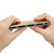 Harmonica Professional Mouthorgan Diatonic Harp 1.2mm Brass Base Plate 24‑Hole Polyphonic(Golden D Key)
