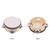 4 Inch Wooden Hand Tambourine with Metal Single Row Jingles Polyester Drum Skin Tambourines Entertainment Musical Timbrel for Adults Kids Dancine Singing Party