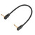 Durable 30cm Guitar Effect Pedal Board Patch Cable Cord 1/4" Flat Right Angle Plug