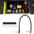 Durable 30cm Guitar Effect Pedal Board Patch Cable Cord 1/4" Flat Right Angle Plug