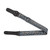 Electric Guitar Strap Adjustable Nylon Embroidered Shoulder Strap with Non Slip BuckleBlue Grey