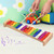 15 Note Glockenspiel Xylophone Wooden Base Colorful Aluminum Bars with 2 Mallets Educational Musical Instrument Percussion Gift