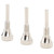 3PCS Trumpet Slide Screw Replacement Metal Trumpet Sound Pipe Screws for Wind Musical Instrument Maintenance