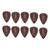 10Pcs Guitar Picks Celluloid Music Instrument Accessories for Acoustic Classical Electric Bass0.71mm Musical Note Pattern