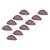 10Pcs Guitar Picks Celluloid Music Instrument Accessories for Acoustic Classical Electric Bass0.71mm Musical Note Pattern