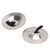 2Pcs Finger Cymbals Pure Copper Wear Resistant Easy Grip Finger Bell for Dance Party Holiday Silver