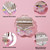 Kalimba Mini Thumb Piano 17 Keys Portable Musical Instrument Cartoon Cute Kalimba Thumb Piano Music Box Gift for Beginners Interesting Party Travel Thumb Piano Instrument