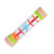 Baby Rainmaker Rain Stick Simulation Wooden Rainbow Rattle Rainmaker Toy Raindrops Musical Instrument Colorful Rain Sound Cylinder
