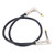 Guitar Patch Cable 6.35mm Plug Right Angle Anti Interference Reduce Noise Flexible Guitar Effect Pedal Cord