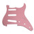 Metal Guitar Pickguard Compact Standard Guitars Scratch Plate for Beginners HobbyistsPink GQ63