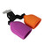 Bicolor Cowbell for Drum Set High and Low Tones Midium Size Double Mounted Bell Kit   Percussion Instruments