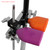 Bicolor Cowbell for Drum Set High and Low Tones Midium Size Double Mounted Bell Kit   Percussion Instruments