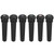 6pcs Ebony Acoustic Guitar Pins Pegs Guitar Parts Replacement Tool Accessory Decoration Black