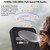 BT5.1 CD Player Portable Music Player FM Radio Desktop CD Runner LED Display 6 Modes A-B Repeat Timer Remote Control