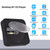 BT5.1 CD Player Portable Music Player FM Radio Desktop CD Runner LED Display 6 Modes A-B Repeat Timer Remote Control