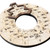 Wooden Melody Tool Music Instrument Wood Melody Maker Circle of Fifths Wheel, Circle Wooden Wheel and Musical Educational Tool Chord Wheel for Musicians Music Lovers
