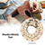 Wooden Melody Tool Music Instrument Wood Melody Maker Circle of Fifths Wheel, Circle Wooden Wheel and Musical Educational Tool Chord Wheel for Musicians Music Lovers