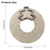 Wooden Melody Tool Music Instrument Wood Melody Maker Circle of Fifths Wheel, Circle Wooden Wheel and Musical Educational Tool Chord Wheel for Musicians Music Lovers