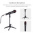 SK300 Live Sound Card External Voice Changer Audio Mixer Kit Built-in Rechargeable Battery Multiple Sound Effects with Microphone Mic Stand Earphone for Live Streaming Music Recording Smartphone Computer Game Karaoke