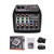 AI-4 Compact Mixing Console Digital Audio Mixer 4-Channel BT MP3 USB Input +48V Phantom Power for Music Recording DJ Network Live Broadcast Karaoke
