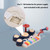 Electric Music Drum Piano Keyboard Drum Set Birthday Gifts Musical Instruments Multifunctional Clapping Drum Percussion Instrument Volume Control Buttons Drum Pads with Light