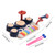 Electric Music Drum Piano Keyboard Drum Set Birthday Gifts Musical Instruments Multifunctional Clapping Drum Percussion Instrument Volume Control Buttons Drum Pads with Light