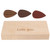 Guitar Pick Case Storage Holder Wooden Box Gift with 3pcs Picks Instrument Accessory
