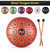 5.5 Inch Mini 8-Tone Steel Tongue Drum C Key Percussion Instrument Handpan Drum with Drum Mallets Carry Bag
