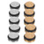 10Pcs Flute Plug Open Hole Metal Silicone Universal Fastener Wind Instrument Repair Parts