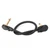 Guitar Pedal Cable Black Golden Right Angle Plug Musical Instrument Accessories 33cm Length
