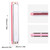 24 Holes Key of C Metal Harmonica Mouth Organ Children Toy Harmonicas (Pink)