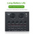 Multifunctional BT Live Sound Card Intelligent Audio Mixer Sound Card for Computers and Mobilephone Live Sound