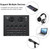 Multifunctional BT Live Sound Card Intelligent Audio Mixer Sound Card for Computers and Mobilephone Live Sound