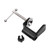 C-shaped Arm Stand Clamp Desk Mounting Clamp with Adjustable Positioning Screw for Microphone