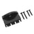 Black Headless 4 Strings Electric Guitar Bridge Metal Corrosion Proof Headless Guitar Bridge Replacement