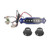 Electric Guitar Pickup Ready-to-Install Guitar Pickup Set with 6.35mm Jack Volume Tone Adjustment Knobs