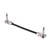15cm/ 6in Guitar Effect Pedal Instrument Patch Cable 1/4'' Silver Right-angle Plug Black PVC Jacket, 6-Pack