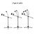 Metal Microphone Floor Stand Tripod Adjustable Height with Boom Arm 3 Mic Holders & 1 Smartphone Holder for Studio Outdoor Cellphone Live Streaming