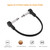 Ggiant AC-8 Guitar Effect Pedal Flat Patch Cables 6 Inch Length with 1/4 Inch Right Angle Connectors Patch Cable Kit 4 Packs