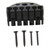 Headless Guitar Bridge 6 String Metal Instrument Accessory Part for Electric Guitars