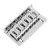 1PC Fixed 6 String Bridge Tailpiece for 52mm Electric Guitar Bass