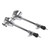 Pair Bass Drum Leg with Fixed Bracket Anti‑Rust Stable for Percussion Instrument