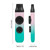 Kazu Flute Double Flute Hole Kazoo Dual Flute Holes Replaceable Blowing Nozzle 10pcs Membrane Musical Instrument Ukulele Guitar Partner Musical Instrument for Child Adult Beginner