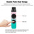 Kazu Flute Double Flute Hole Kazoo Dual Flute Holes Replaceable Blowing Nozzle 10pcs Membrane Musical Instrument Ukulele Guitar Partner Musical Instrument for Child Adult Beginner